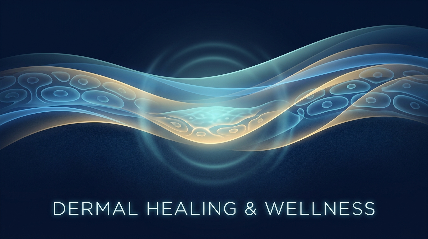 Abstract skin healing wellness illustration